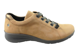 Flex & Go Evolve Womens Comfortable Leather Shoes Made In Portugal