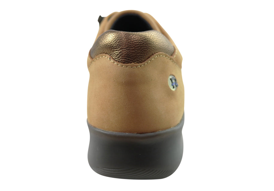 Flex & Go Evolve Womens Comfortable Leather Shoes Made In Portugal