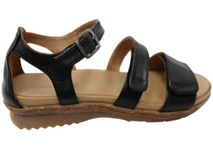 Orizonte Rye Womens Comfortable European Leather Sandals