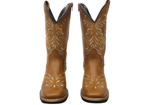 D Milton Belle Womens Comfortable Leather Western Cowboy Boots