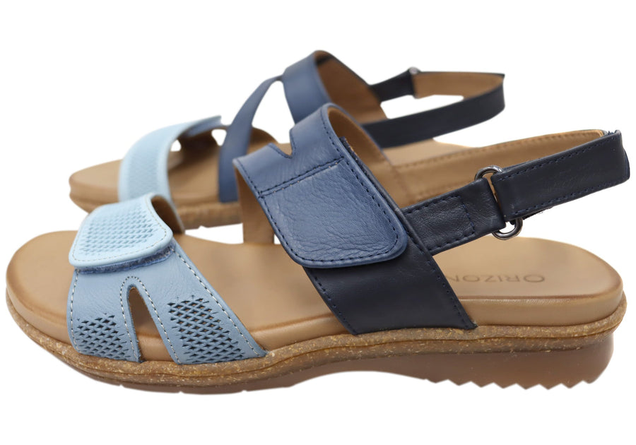 Orizonte Fawkner Womens Comfortable European Leather Sandals