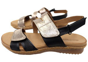 Orizonte Fawkner Womens Comfortable European Leather Sandals