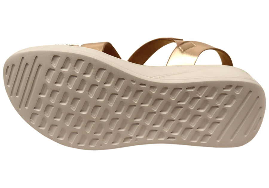 Scholl Orthaheel Sunny Womens Comfortable Memory Foam Sandals