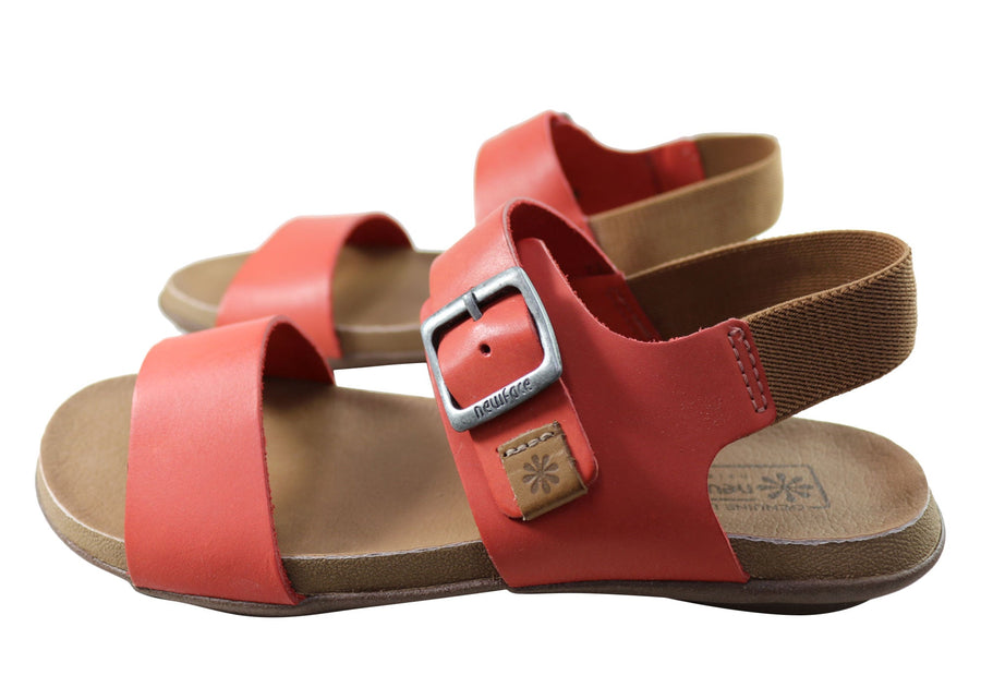 New Face Tasha Womens Comfortable Leather Sandals Made In Brazil