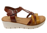 Lola Canales Terese Womens Comfortable Leather Sandals Made In Spain