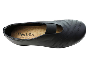Flex & Go Hope Womens Comfortable Leather Shoes Made In Portugal