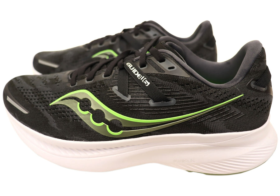 Saucony Mens Guide 16 Comfortable Lace Up Athletic Shoes