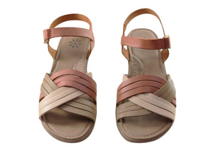 New Face Bellis Womens Comfortable Leather Sandals Made In Brazil