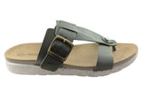 New Face Aloha Womens Comfort Leather Thongs Sandals Made In Brazil