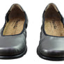 Flex & Go Akiko Womens Leather Ballet Flats Shoes Made In Portugal