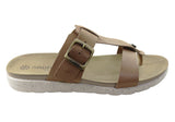 New Face Aloha Womens Comfort Leather Thongs Sandals Made In Brazil