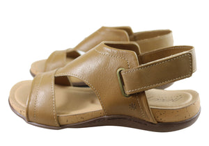 New Face Harmony Womens Comfortable Leather Sandals Made In Brazil