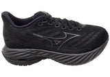 Mizuno Mens Wave Rider 28 2E Wide Fit Comfortable Running Shoes Black