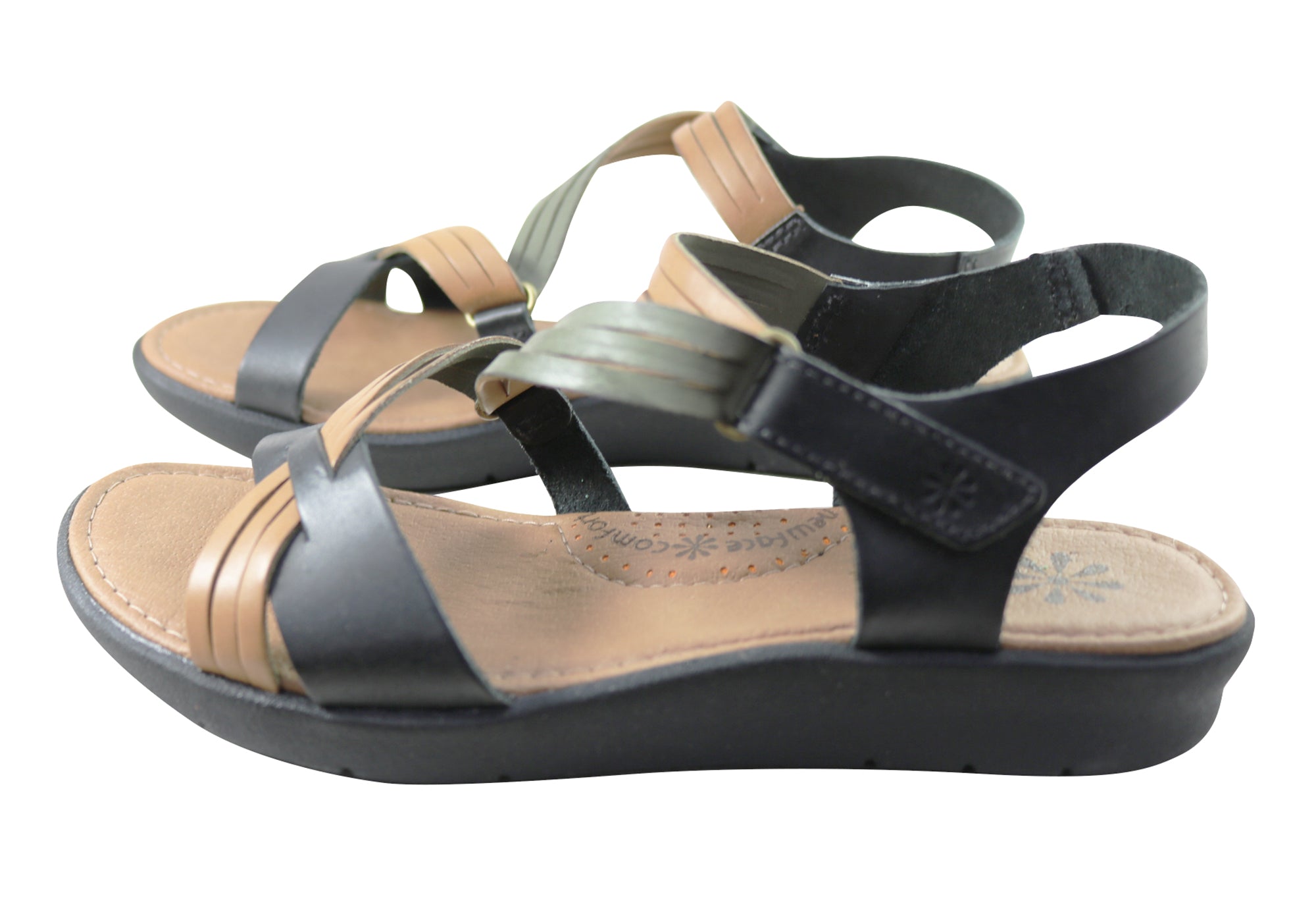 New Face Lottia Womens Comfortable Leather Sandals Made In Brazil