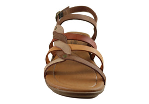 New Face Estella Womens Comfortable Leather Sandals Made In Brazil