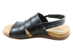 New Face Habour Womens Comfortable Leather Sandals Made In Brazil