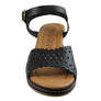 New Face Dorita Womens Leather Wedge Sandals Made In Brazil