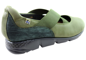 Flex & Go Amorette Womens Comfortable Leather Shoes Made In Portugal