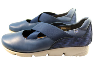 Flex & Go Amorette Womens Comfortable Leather Shoes Made In Portugal