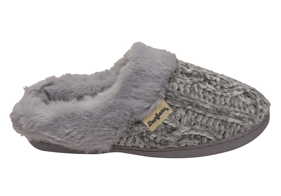 Dearfoam knit slippers hot sale