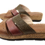 Orizonte Cottage Womens Comfortable European Leather Slides Sandals