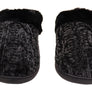 Dearfoams Womens Comfortable Claire Marled Chenille Knit Clog Slippers