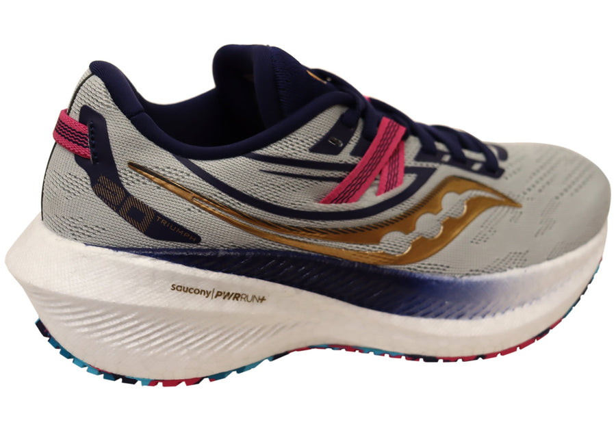 Saucony Womens Triumph 20 Comfortable Athletic Running Shoes