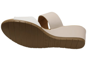Malu Supercomfort Renay Womens Comfort Wedge Slides Made In Brazil