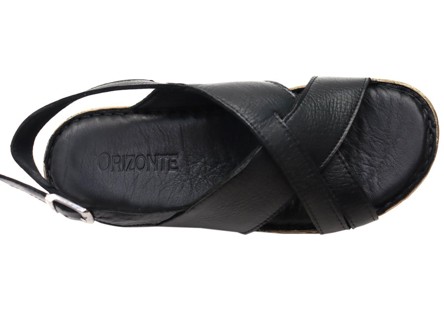 Orizonte Darita Womens Comfortable European Leather Sandals