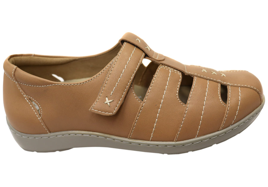 Scholl Orthaheel Wendy Womens Comfortable Supportive Leather Shoes