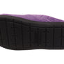 Dearfoams Womens Darcy Microfiber Velour Clog Wide Width Slippers