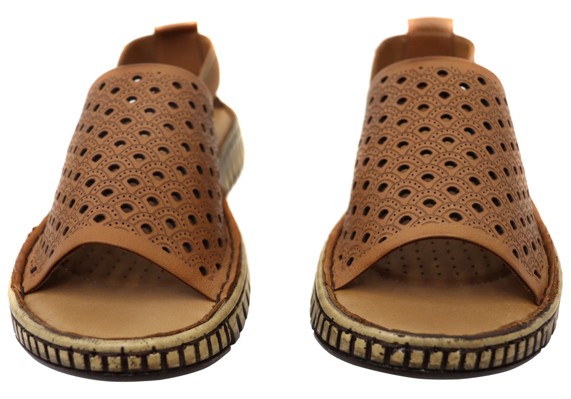 Orizonte Carnival Womens Comfortable European Leather Sandals