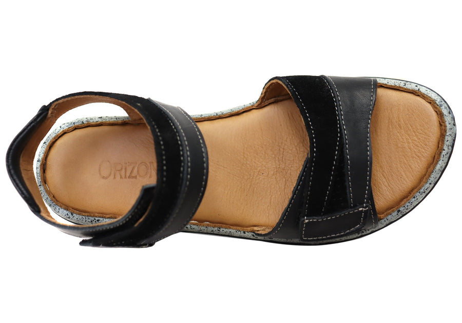 Orizonte Easy Womens Adjustable Comfortable European Leather Sandals