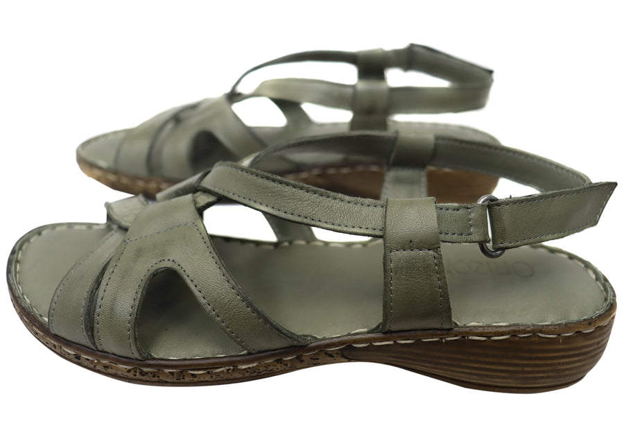 Orizonte Glory Womens Comfortable European Leather Sandals