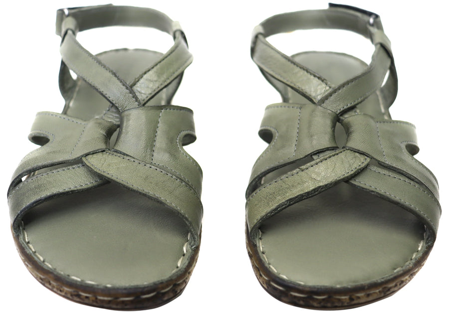 Orizonte Glory Womens Comfortable European Leather Sandals