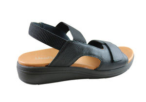 Usaflex Toka Womens Comfortable Leather Sandals Made In Brazil