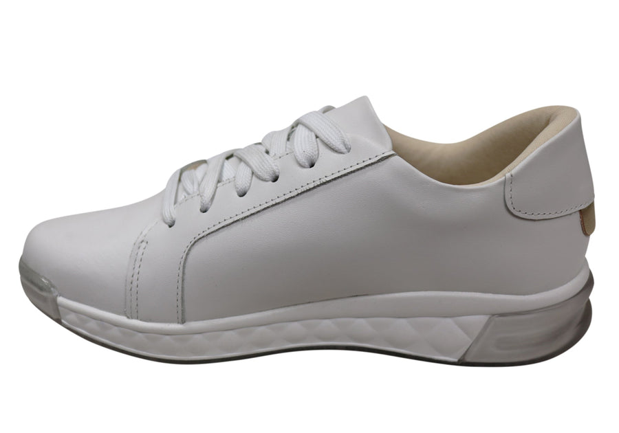 Usaflex Rina Womens Comfortable Leather Casual Shoes Made In Brazil