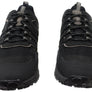 Hush Puppies Koodoo Mens Black Comfortable Leather Lace Up Shoes