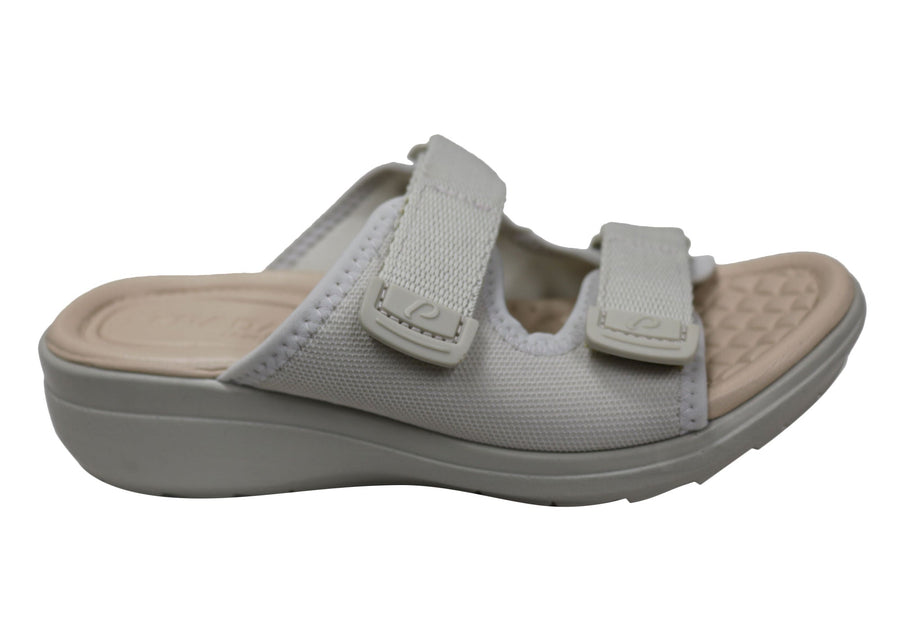 Pegada Cove Womens Comfortable Slides Sandals Made In Brazil