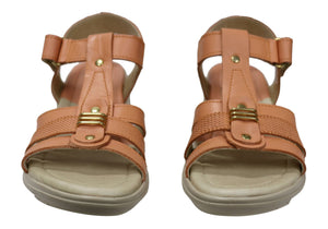 Pegada Tasha Womens Comfortable Leather Sandals Made In Brazil