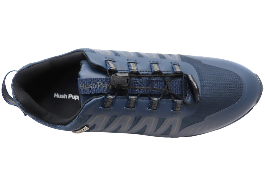 Hush Puppies Kelpie Mens Navy Comfortable Slip On Shoes