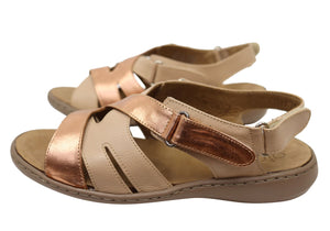 Opananken Larra Womens Comfortable Brazilian Leather Sandals