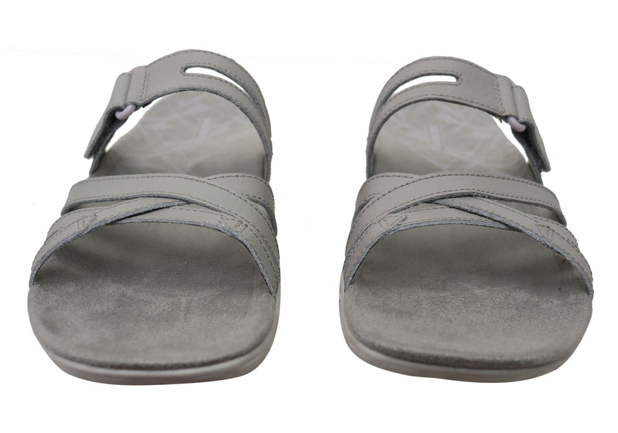 Merrell Womens Comfortable Leather Sandspur Rose Slides Sandals