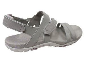 Merrell Womens Sandspur Rose Convert Comfortable Leather Sandals