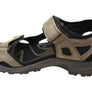 ECCO Mens Offroad Comfortable Leather Adjustable Sandals