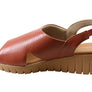 Usaflex Laken Womens Comfortable Leather Sandals Made In Brazil