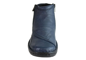 Cabello Comfort 5250-27 Womens Leather Boots Made In Turkey