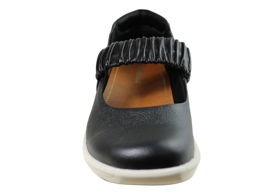 Usaflex Trina Womens Comfortable Leather Shoes Made In Brazil