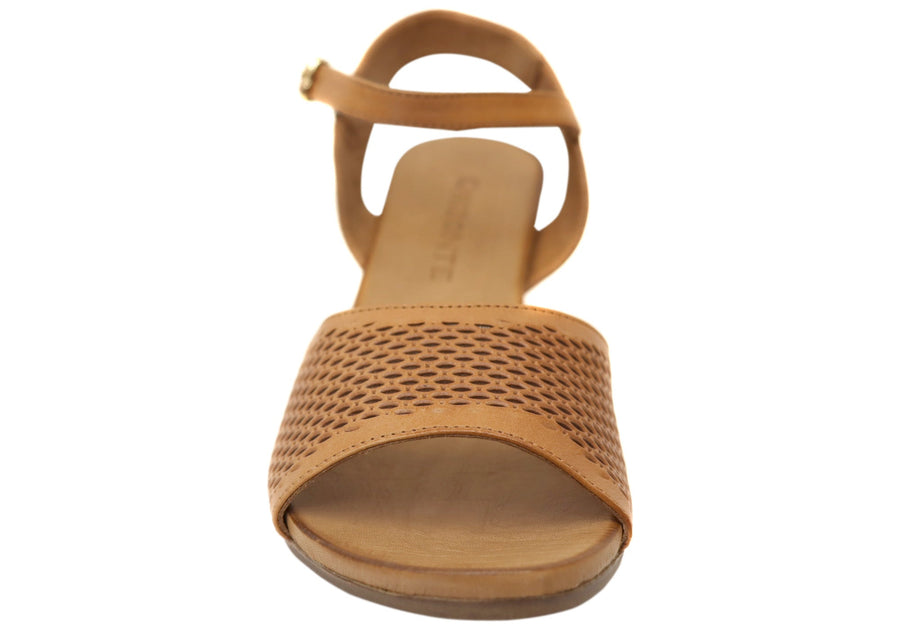 Orizonte Dilli Womens European Comfortable Leather Wedge Sandals