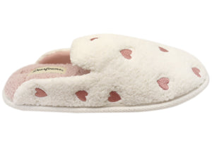 Dearfoams Womens Comfortable Open Back Scuff Slippers